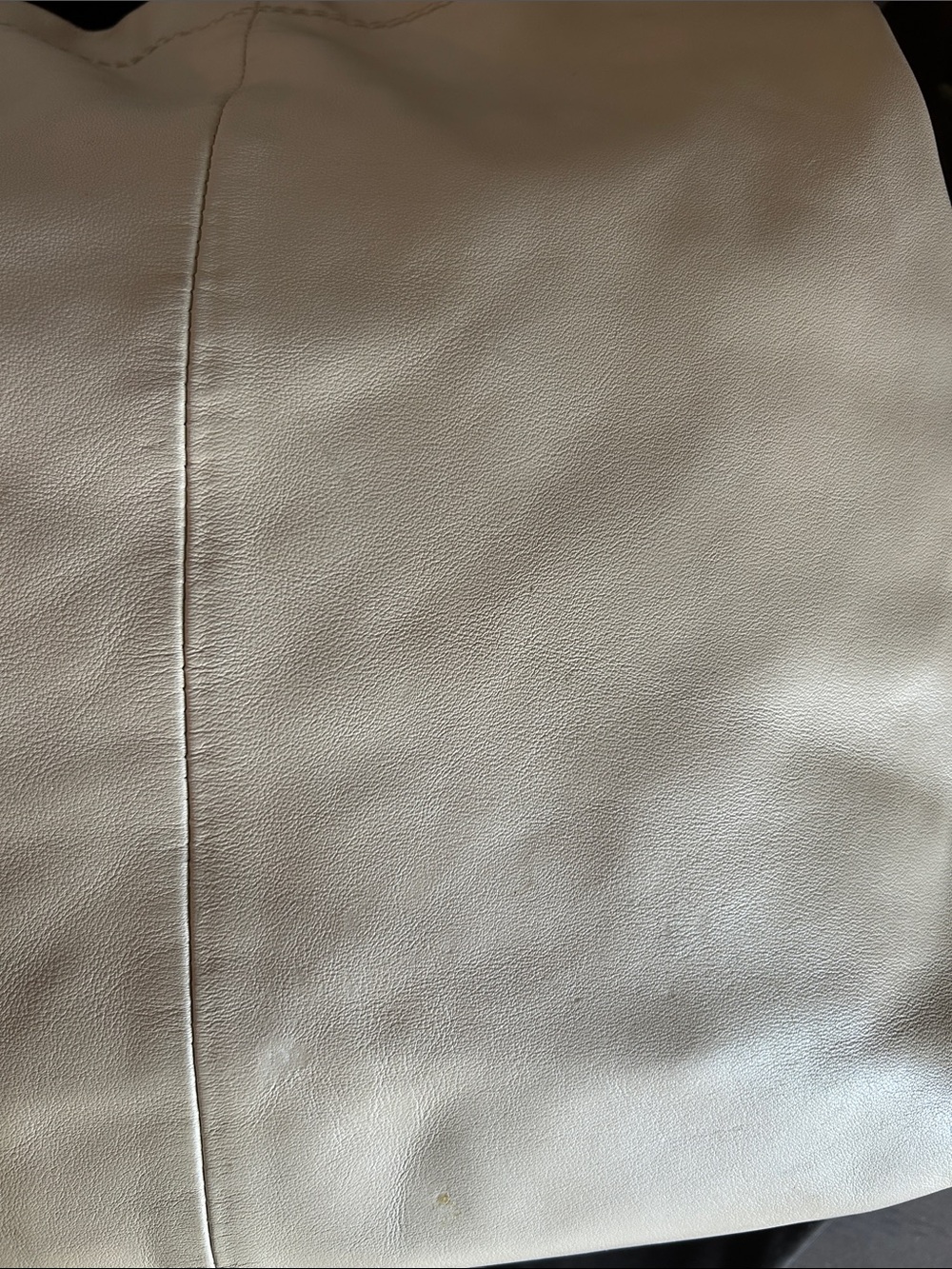 Coach Cream Leather Shoulder Hobo Bag with Tan Strap - Picture 4 of 13